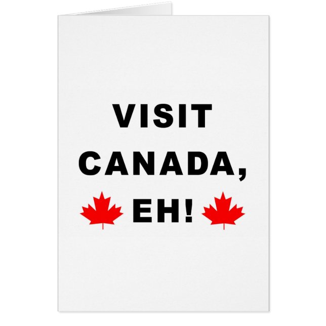 Visite Canada hein ! (Devant)