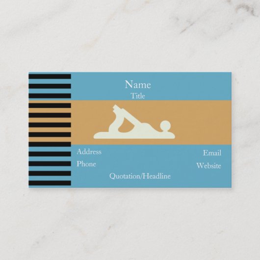 Visite Carpenter - Carte de profil (Devant)