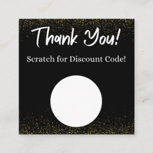 Visite Carré Blocage de réduction Black & Gold hors Carte de re