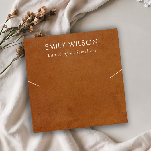 VISITE CARRÉ CARTE D'AFFICHAGE DE LA BANDE DE TEXTURE EN CUIR T