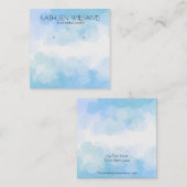 Visite Carré Carte d'affichage de l'oreille abstraite moderne (Devant / Derrière)