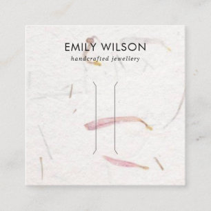 VISITE CARRÉ CARTE D'AFFICHAGE DES CHEVEUX À LA POIGNÉE DE PO