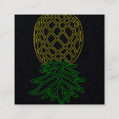 Visite Carré Carte d'appel de l'ananas Swinger (Dos)