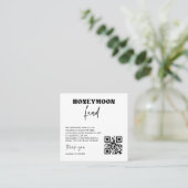 Visite Carré Carte de boîtier de numérisation de fonds de lune  (Debout devant)