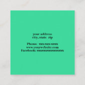 Visite Carré Carte de circuit (Dos)