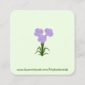 Visite Carré Carte de générosité : "Vous faites une différence" (Dos)