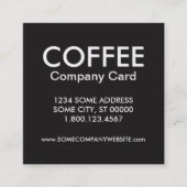 Visite Carré carte de la société (Devant)