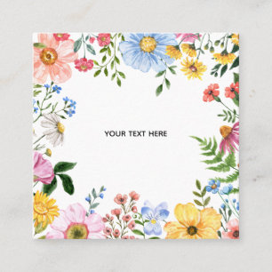 Visite Carré Carte de profil