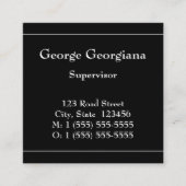 Visite Carré Carte de profil professionnelle de base (Devant)