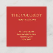 Visite Carré Carte de réduction Coupon de vacances (Dos)