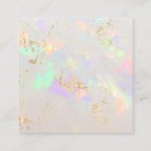 Visite Carré carte de réduction opale gemstone (Dos)