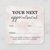 Visite Carré Carte de rendez-vous de service de nettoyage neutr (Devant)