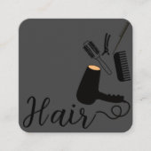 Visite Carré Carte de rendez-vous professionnelle élégante (Devant)