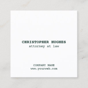 Visite Carré Carte de réseau de code QR blanc vert minimaliste