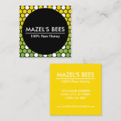 Visite Carré carte de société hexa honeycomb (Devant / Derrière)