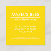 Visite Carré carte de société hexa honeycomb (Dos)