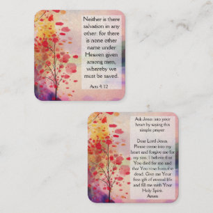 Visite Carré Carte de traçage Gospel