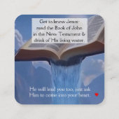 Visite Carré Carte de traçage Gospel (Dos)