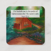 Visite Carré Carte de traçage Gospel (Devant)