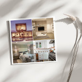 Visite Carré Carte hôte de code QR moderne pour les locations d