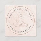 Visite Carré Conception de carte personnalisée | Modèle Zazzle  (Devant)