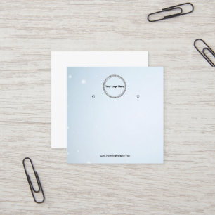 Visite Carré Créer votre carte d'affichage d'écoute de logo per