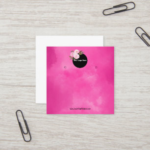 Visite Carré Créer votre carte d'affichage d'écoute de logo per