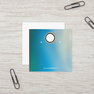 Visite Carré Créer votre carte d'affichage d'écoute de logo per