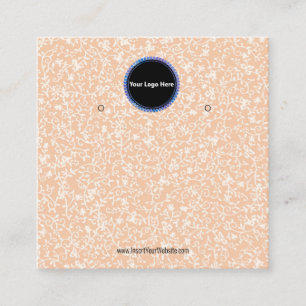 Visite Carré Créer votre carte d'affichage d'écoute de logo per