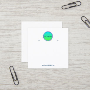 Visite Carré Créez votre carte de présentation de logo personna