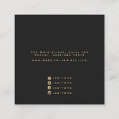 Visite Carré Écran d'oreille de la carte Tarot Witchy (Dos)