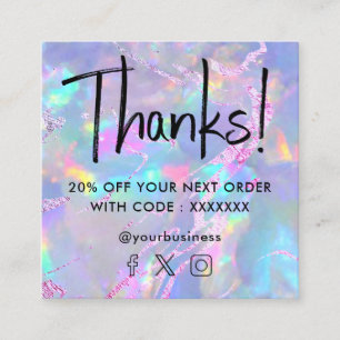 Visite Carré gemstone opal texture carte de réduction