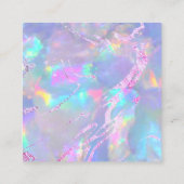 Visite Carré gemstone opal texture carte de réduction (Dos)
