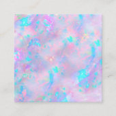 Visite Carré gemstone violet opal texture carte de réduction (Dos)