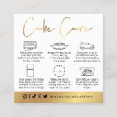 Visite Carré Guide de prise en charge Carte de logo blanc et Go (Devant)