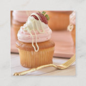 Visite Carré Merci pour votre carte de réduction de code QR d'a (Dos)