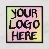 Visite Carré Modèle de carte professionnelle moderne (Devant)