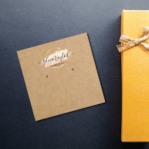 Visite Carré Papier d'artisanat de calligraphie Carte d'afficha