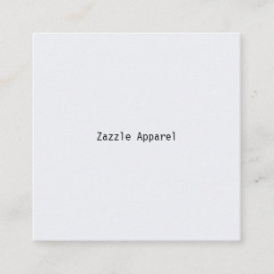 Visite Carré Zazzle Apparel EFF1 carte de brouillon