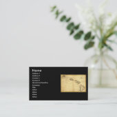 Visite Carte 1837 - îles d'Hawaï de cru hawaïennes (Debout devant)