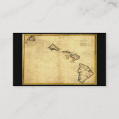 Visite Carte 1837 - îles d'Hawaï de cru hawaïennes (Dos)