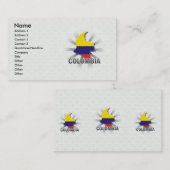 Visite Carte 2,0 de drapeau de la Colombie (Devant / Derrière)