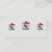 Visite Carte 2,0 de drapeau de la Croatie (Dos)