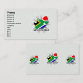 Visite Carte 2,0 de drapeau de l'Afrique du Sud (Devant / Derrière)