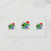 Visite Carte 2,0 de drapeau de l'Afrique du Sud (Dos)
