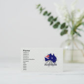 Visite Carte 2,0 de drapeau de l'Australie (Debout devant)