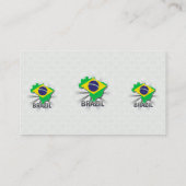 Visite Carte 2,0 de drapeau du Brésil (Dos)