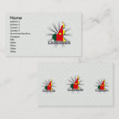 Visite Carte 2,0 de drapeau du Cameroun (Devant / Derrière)