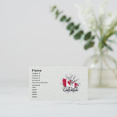 Visite Carte 2,0 de drapeau du Canada (Debout devant)