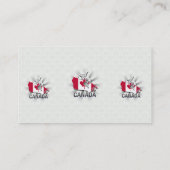 Visite Carte 2,0 de drapeau du Canada (Dos)